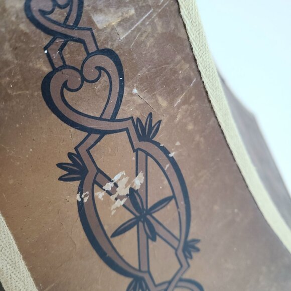 Vintage/antique Art Deco or Arts and Crafts period lampshade. - Picture 6 of 10